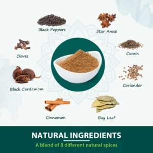 Soeos Garam Masala, 3.2 oz (90g), Garam Masala Spice Powder, All Natural, Vegan, No Colors, Kosher, Indian 8-Spice Blend, Masala Seasoning - Image 5