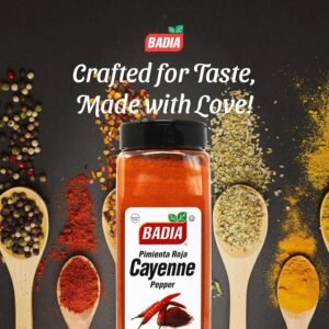 Badia Ground Cayenne Red Pepper, 16 oz – Bold, Spicy & Vibrant for Meats, Seafood, & Vegetables - Image 4