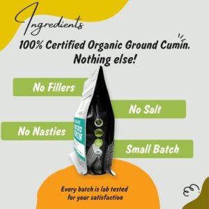 Spice Profile USDA Organic Cumin Powder, Lab Tested for Heavy Metals, Resealable 4oz Pouch, Jeera, Comino Molido - Image 10