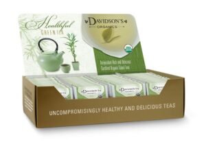 Davidson's Organics, Green Tea Garden, 100-count Individually Wrapped Tea Bags - Image 2