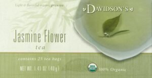 Davidson's Organics, Jasmine Flower, 25-count Tea Bags, Pack of 6 - Image 2