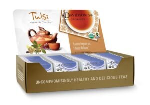 Davidson's Organics, Tulsi Turmeric Ginger, 100-count Individually Wrapped Tea Bags - Image 2