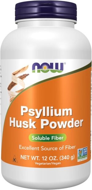 NOW Foods Supplements, Psyllium Husk Powder, Non-GMO Project Verified, Soluble Fiber, 12-Ounce - Image 2