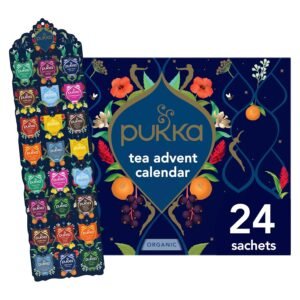 Pukka Advent Calendar 2024 Organic Tea Sampler, Selection of 24 Delightful Black & Green Tea Infusions, Christmas Gift for Tea Lovers, 100% Organic - Image 2