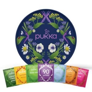 Pukka Tea Organic, Herbal Tea Sampler For Everyday Wellness, Best for Birthdays, Anniversaries & Holidays, Caffeine Free, 90 Bags, 6 Flavors - Image 2